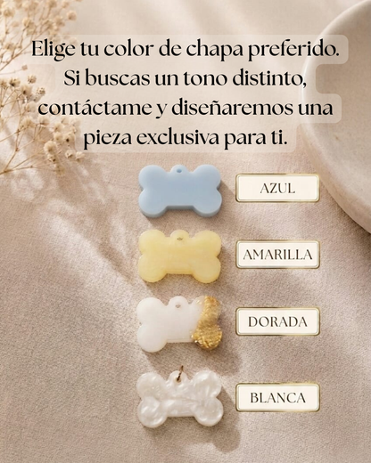 Chapa Personalizada Amarillo Mantequilla